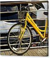 Yellow Bicycle Canvas Print