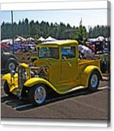 Yellow Ford Canvas Print