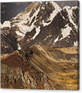 Yerupaja Chico 6121m In Cordillera Canvas Print