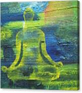 Yoga Textured Canvas Series I Canvas Print