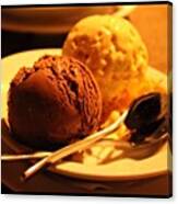 Yummy #ice-cream #eat #yummy #chocolate Canvas Print
