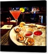 Yummy Oysters And Cosmo! #atlanticcity Canvas Print