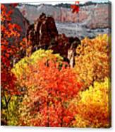Autumn In Zion Canvas Print