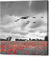 Battle Of Britain Anniversary - Selective Canvas Print
