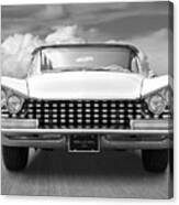 1959 Buick Grille And Headlights Canvas Print