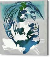 2pac Tupac Shakur Pop Art Poster #1 Canvas Print