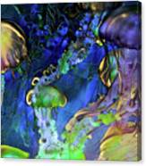 Abstract Jellyfish #1 Canvas Print