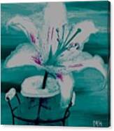 Abstract Lily #1 Canvas Print