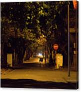 1 Am Streets Of Hanoi Quiet Canvas Print