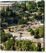 Athens Temple Of Hephaestus #2 Canvas Print