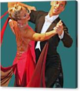 Ballroom Dancers #1 Canvas Print