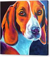 Beagle - Lucille Canvas Print