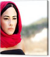 Beautiful Arabic Woman #1 Canvas Print