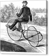 Bicycling, 1869 #1 Canvas Print
