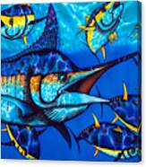 Blue Marlin #2 Canvas Print