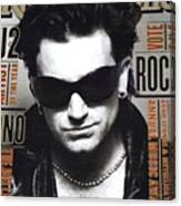 Bono Of U2 #1 Canvas Print