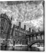 Bridge Of Sighs - Cambridge Canvas Print