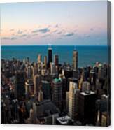 Chicago Skyline 2 #1 Canvas Print