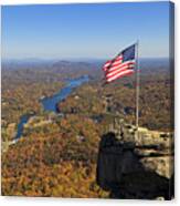 Chimney Rock In The Fall #1 Canvas Print