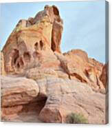 Colored Castle In Valley Of Fire #1 Canvas Print