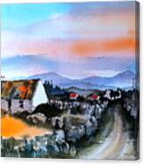 Connemara Sunset, Galway #1 Canvas Print