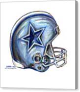 Dallas Cowboys Helmet #1 Canvas Print
