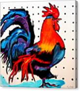 Doodle Do Rooster Canvas Print