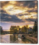 Ely Riverside #1 Canvas Print