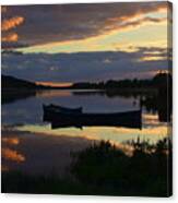 Evening Time On The River Suir #1 Canvas Print