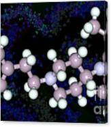 Fentanyl, Molecular Model #1 Canvas Print
