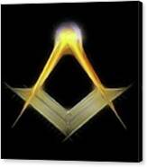 Freemason Symbol By Raphael Terra #1 Canvas Print
