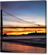 Golden Gate At Dawn #1 Canvas Print