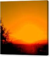 Golden Sunset #1 Canvas Print