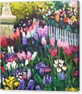 Green House Flowers #1 Canvas Print