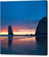 Haystack Rock #1 Canvas Print