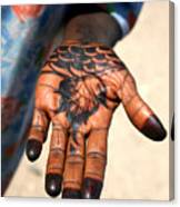 Henna Hand #1 Canvas Print