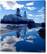 Hollow Rock Reflections #1 Canvas Print