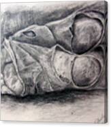 Homeless Feet #1 Canvas Print