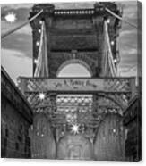 John A. Roebling Suspension Bridge #1 Canvas Print