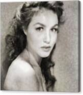 Julie Newmar, Vintage Actress #1 Canvas Print