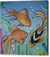 Just Fishy #1 Canvas Print