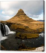 Kirkjufellsfoss Waterfalls Canvas Print