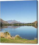 Lake Hayes In New Zealand #1 Canvas Print