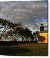 Lighthouse Old Field Point New York #1 Canvas Print