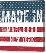 Made In Marlboro, New York #1 Canvas Print