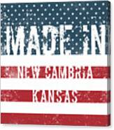 Made In New Cambria, Kansas #1 Canvas Print