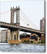 Manhattan Bridge 1.2 - New York #1 Canvas Print
