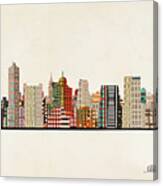 Memphis Skyline #1 Canvas Print