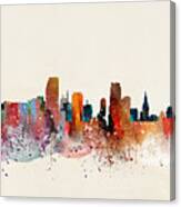 Miami Skyline #1 Canvas Print