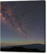 Milky Way Over Mauna Loa #1 Canvas Print